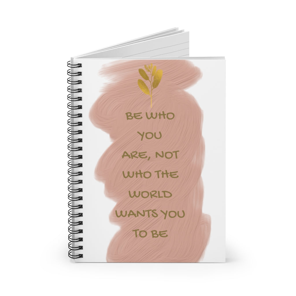 'Be You' Spiral Notebook - Lined